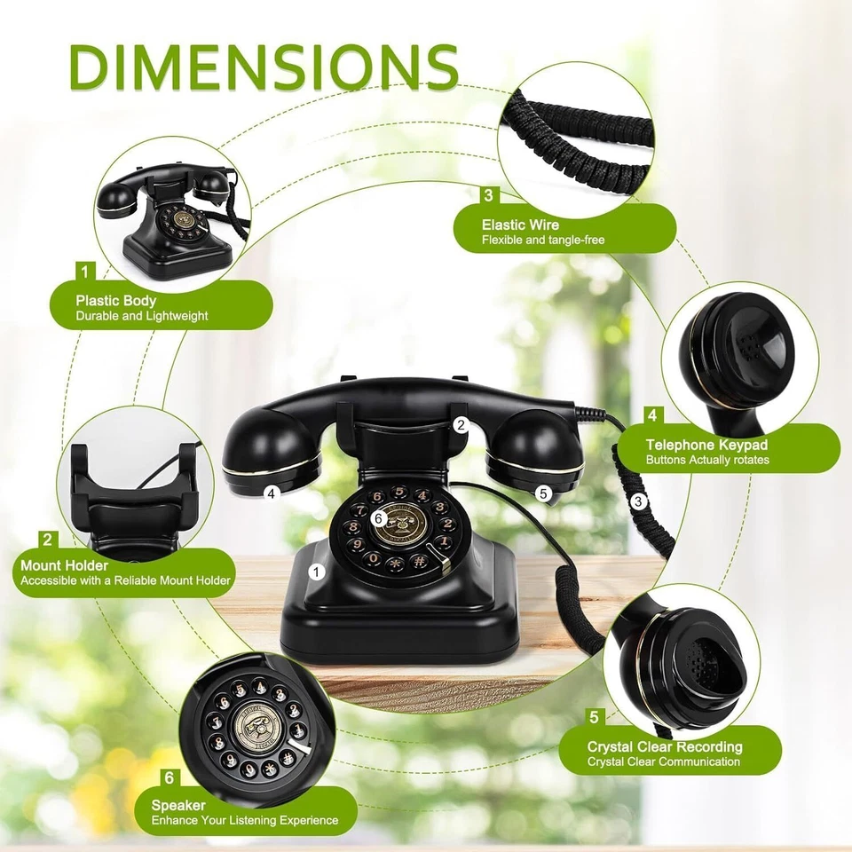 Audio Guestbook Phone Record Messages Classic Retro Style for Wedding Party - Image 2 of 4