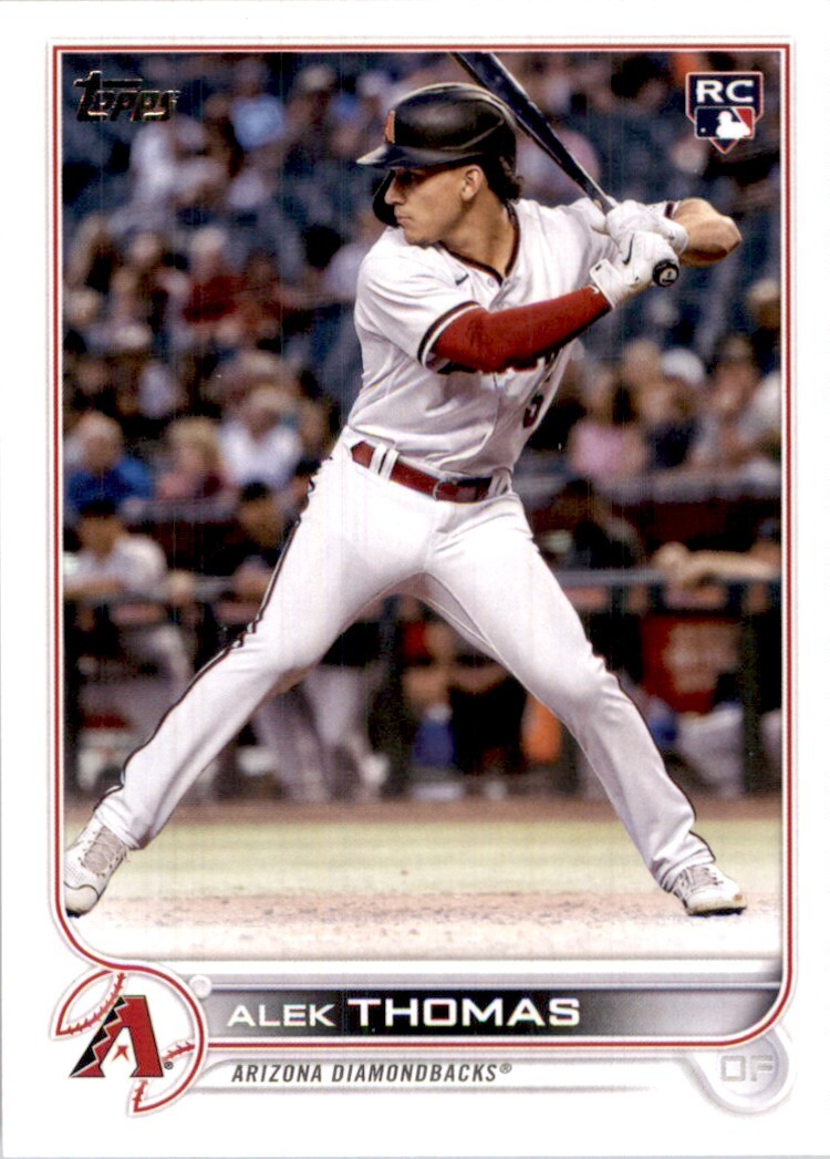 2022 Topps Update Series ALEK THOMAS RC Arizona Diamondbacks #US212