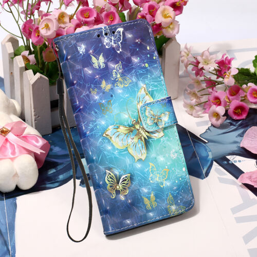 3D Pattern PU Leather Wallet Case Phone Case Cover for LG Stylo 5 Plus K20 Plus - Picture 3 of 24