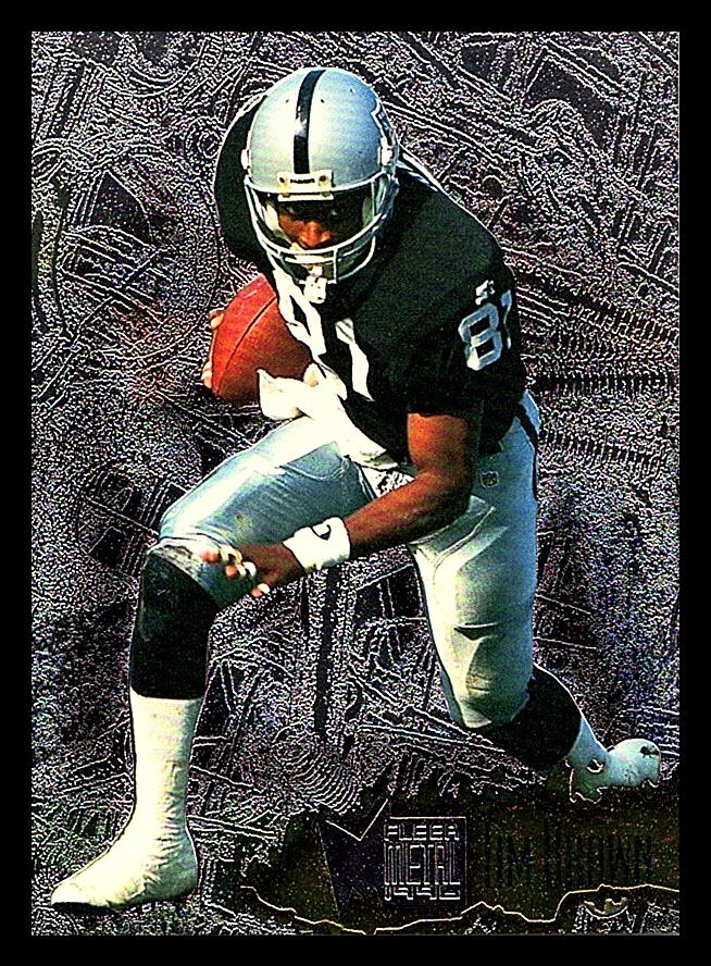 1996 Fleer Metal #88 Tim Brown Free Shipping