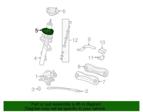 Muelle helicoidal de suspensión trasera genuino Ford Mercury Sable 2000-2007 4F1Z-5560-CA Foto 2 de 2