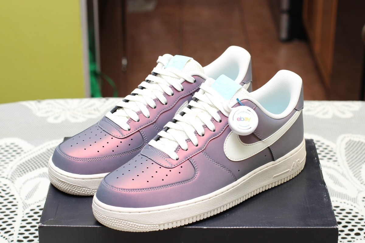 NIKE AIR FORCE 1 '07 LV8 'IRIDESCENT' SIZE 10.5 DS 100% AUTHENTIC