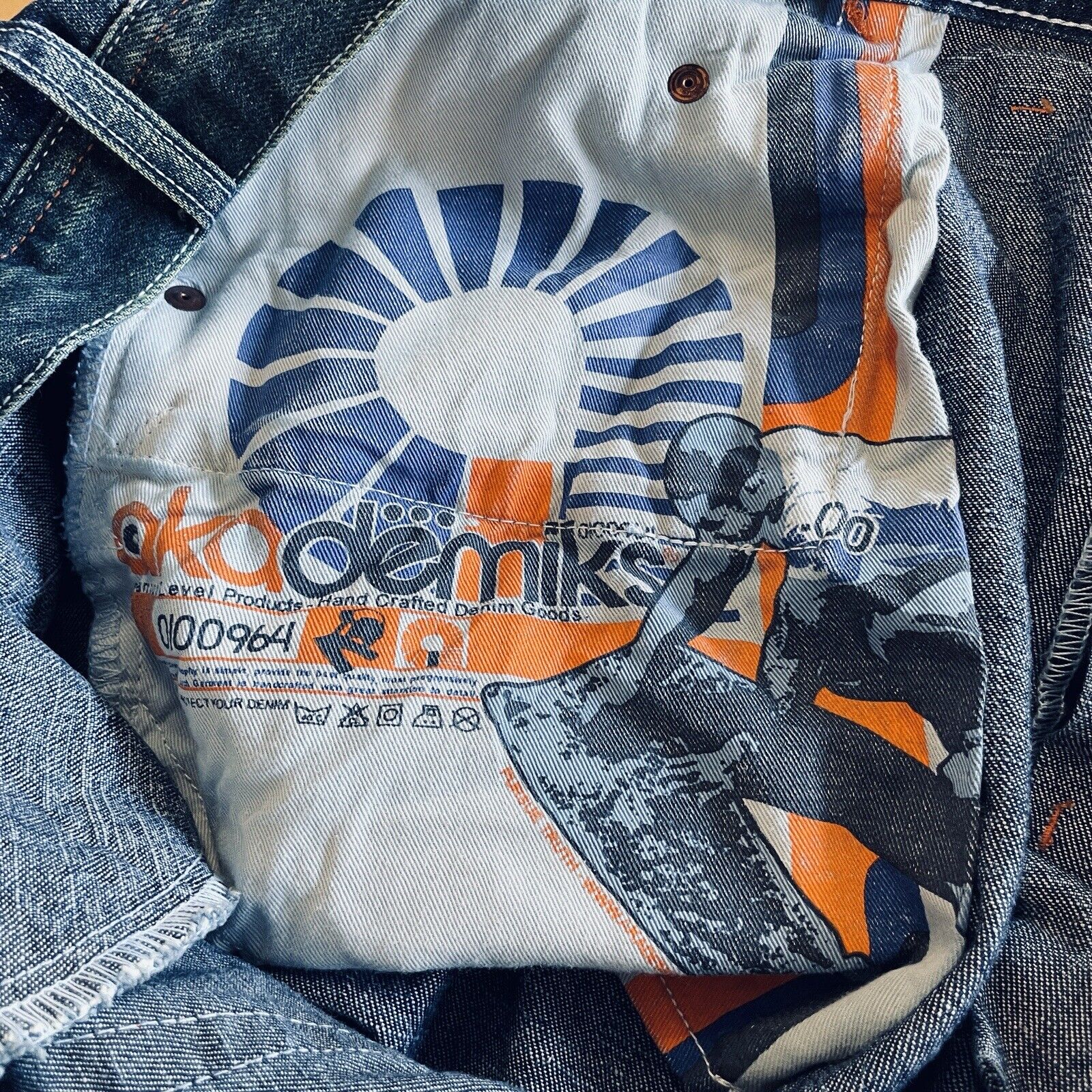 Jeanus Akademiks Men's Jeans Size 42x36 Embroider… - image 13