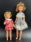 1960s Ideal Tammy & Little Sister Pepper with Clothes & Case (C6)