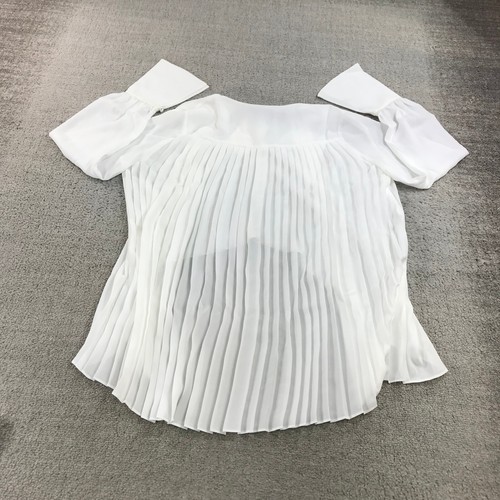 Camisa MISHA NONOO Mujer Grande Abotonada Blanca Blusa Top Corbata Informal - Imagen 6 de 10