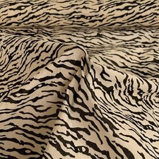 Premium Quality Animal Print Polycotton Fabric Tiger, Zebra, Leopard, Cheeta Cow