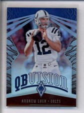 ANDREW LUCK 2018 PANINI PHOENIX #20 BLUE QB VISION PURPLE #296/299 AJ1451
