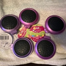 Folding Hair Brush Round Mirror Compact For Purse LOT of 5  