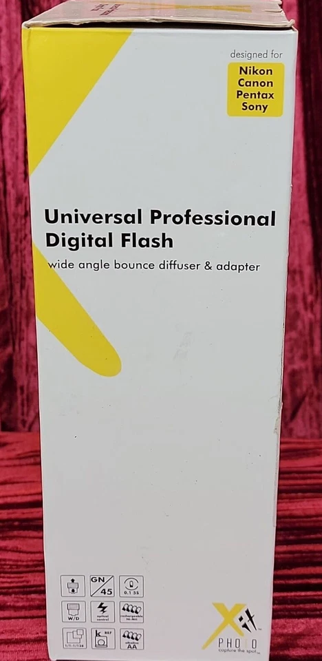 NIB NIP XIT XTUNVFL5 Universal Professional Digital Flash with Bounce/Swivel - Image 2 of 4