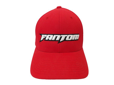 Yupoong Flexfit L/XL Hat Cap Fantom Racing Red Embroidered
