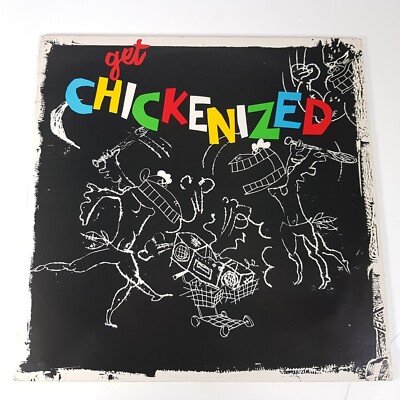 Frank Chickens - Get Chickenized - Vinyl LP UK 1st Press + PROMO Press Pack NM
