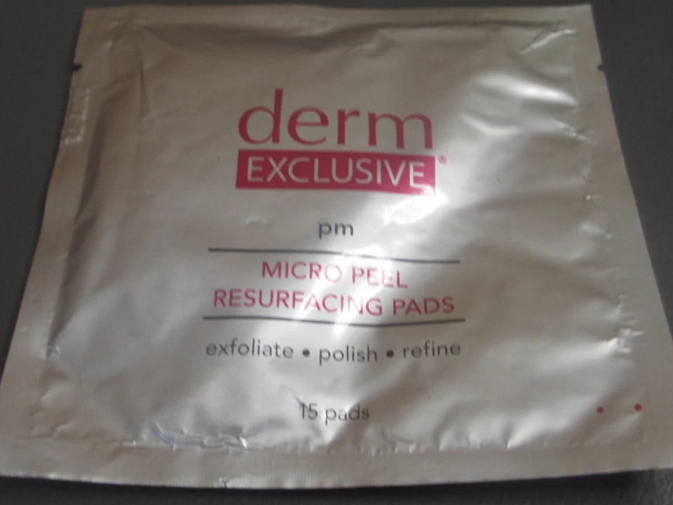 DERM 独家 PM 微去皮复表面垫 3 包 45 张总计 — 第 2/3 张图片