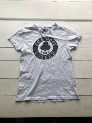 Ace Cafe London Luzern T Shirt Mens Small Ton Up Cafe Racer Motorcycle NWOT