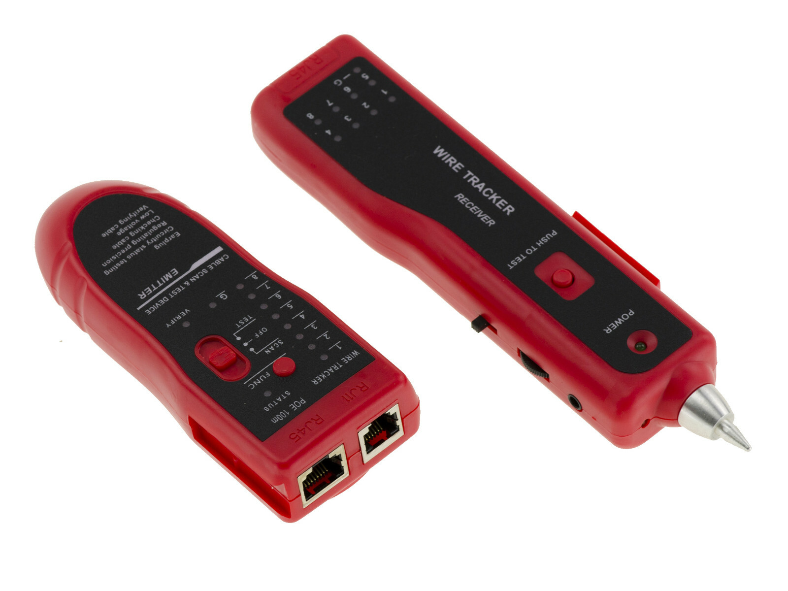 Tester E Localizzatore Rete Lan Ethernet per Cordini RJ45 RJ11 USB BNC