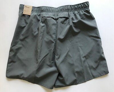 Nike Men's Challenger Brief-Lined Running Shorts 7” Length Grey