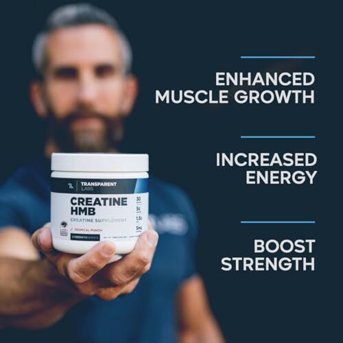 Transparent Labs Creatine HMB Creatine Monohydrate Powder with HMB