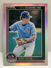 HENRY PHIFER /99 #90 2022 Panini USA Baseball Stars & Stripes trading card