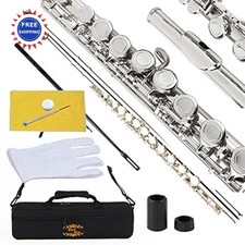 Closed Hole C Flute with Case Tuning Rod Accessories Glory Joint Grease Cloth