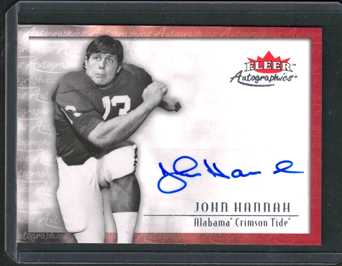 2012 Fleer Retro 2000 JOHN HANNAH Skybox Autographics AUTOGRAPH Auto SSP