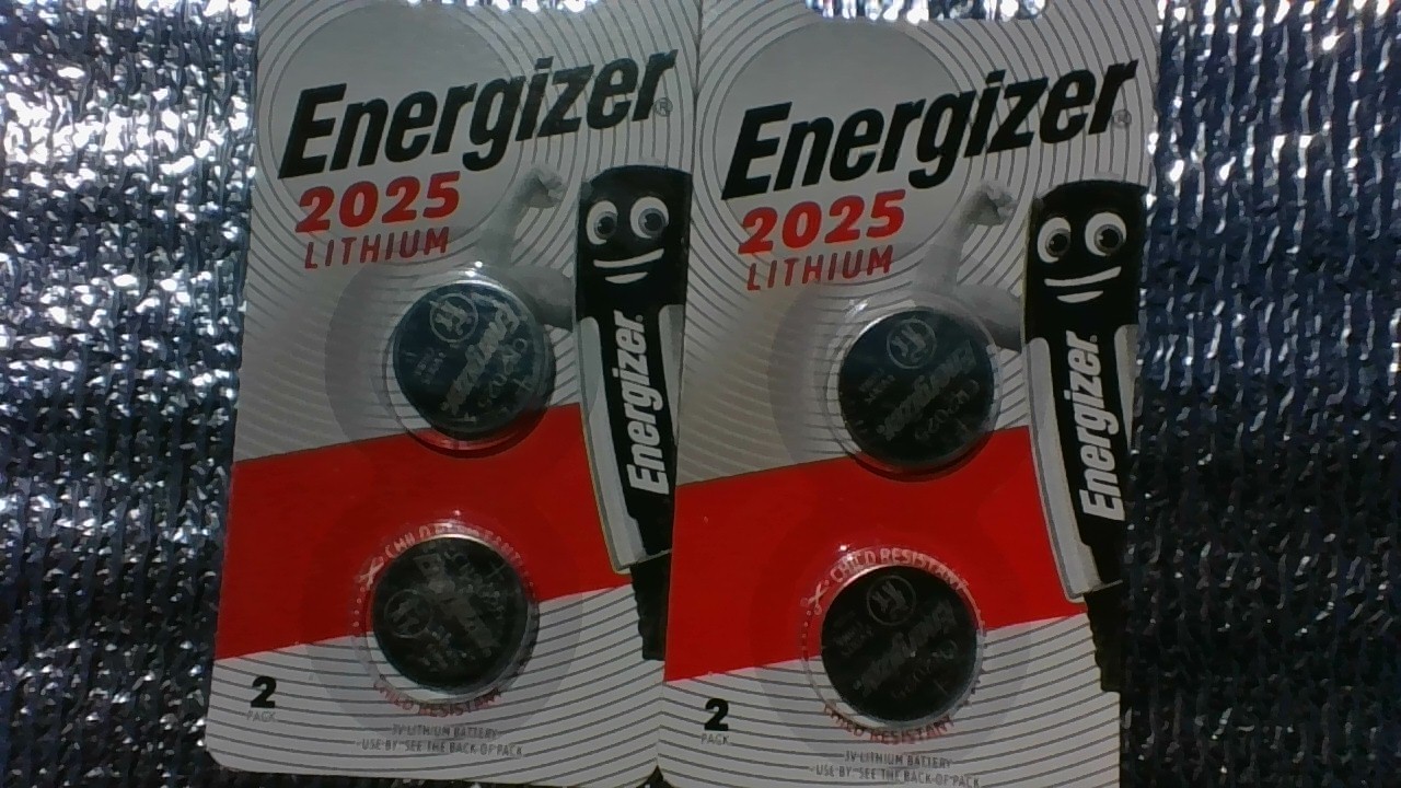 (2) Twin Packs Energizer 2025's EXP 2034