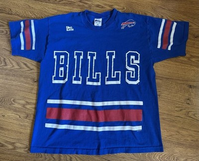 Vintage 90s 1996 Buffalo Bills Jim Kelly Pro Player Tee XL Blue Bills Mafia NFL