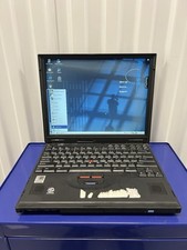 Vintage IBM Thinkpad 600E Windows 98 Pentium II Laptop 128MB RAM