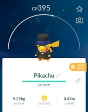 ⚡ PIKACHU FORMAL Blue Accents👔 Pokémon GO Trade 🔄 GO Fest 2025 | Remote