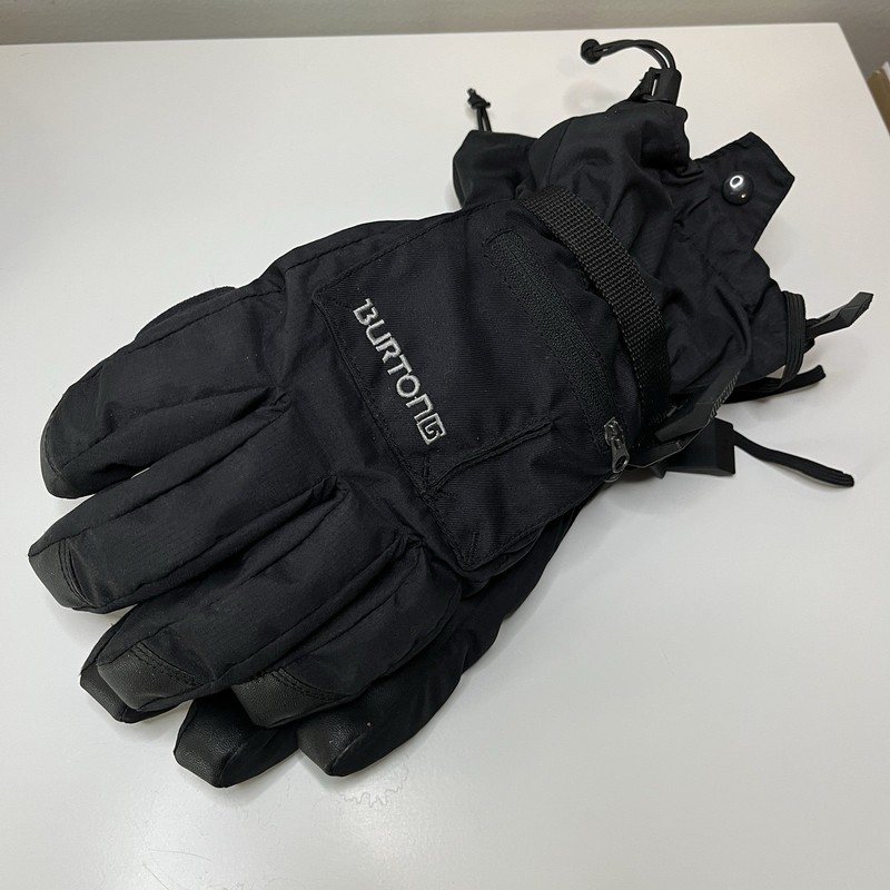 Burton Baker Gloves Mens Small Black Dryride Insulated Winter Snowboard S