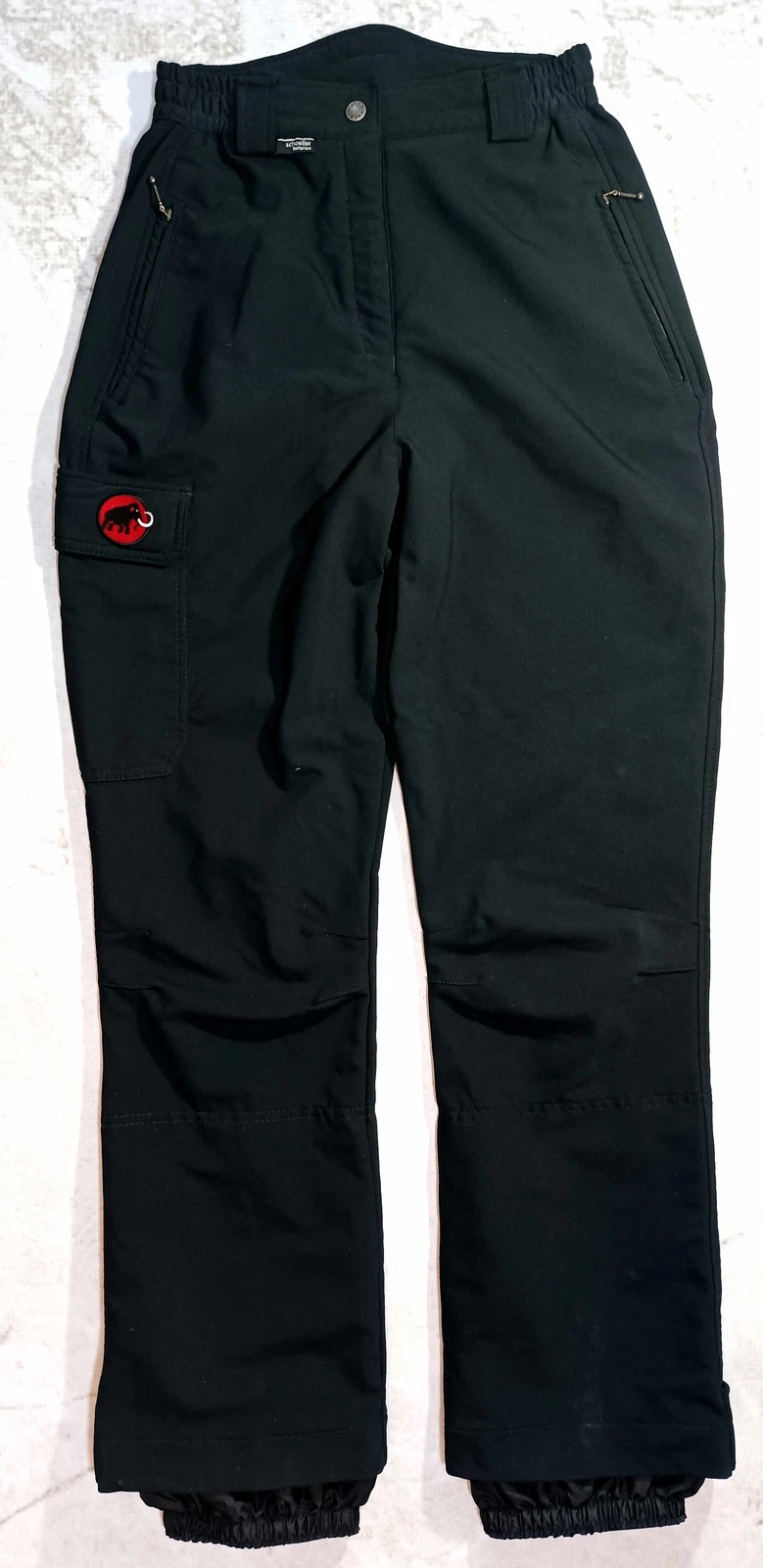 MAMMUT Schoeller Dryskin Softshell Pants Women's S Black Outdoor Hiking Ski