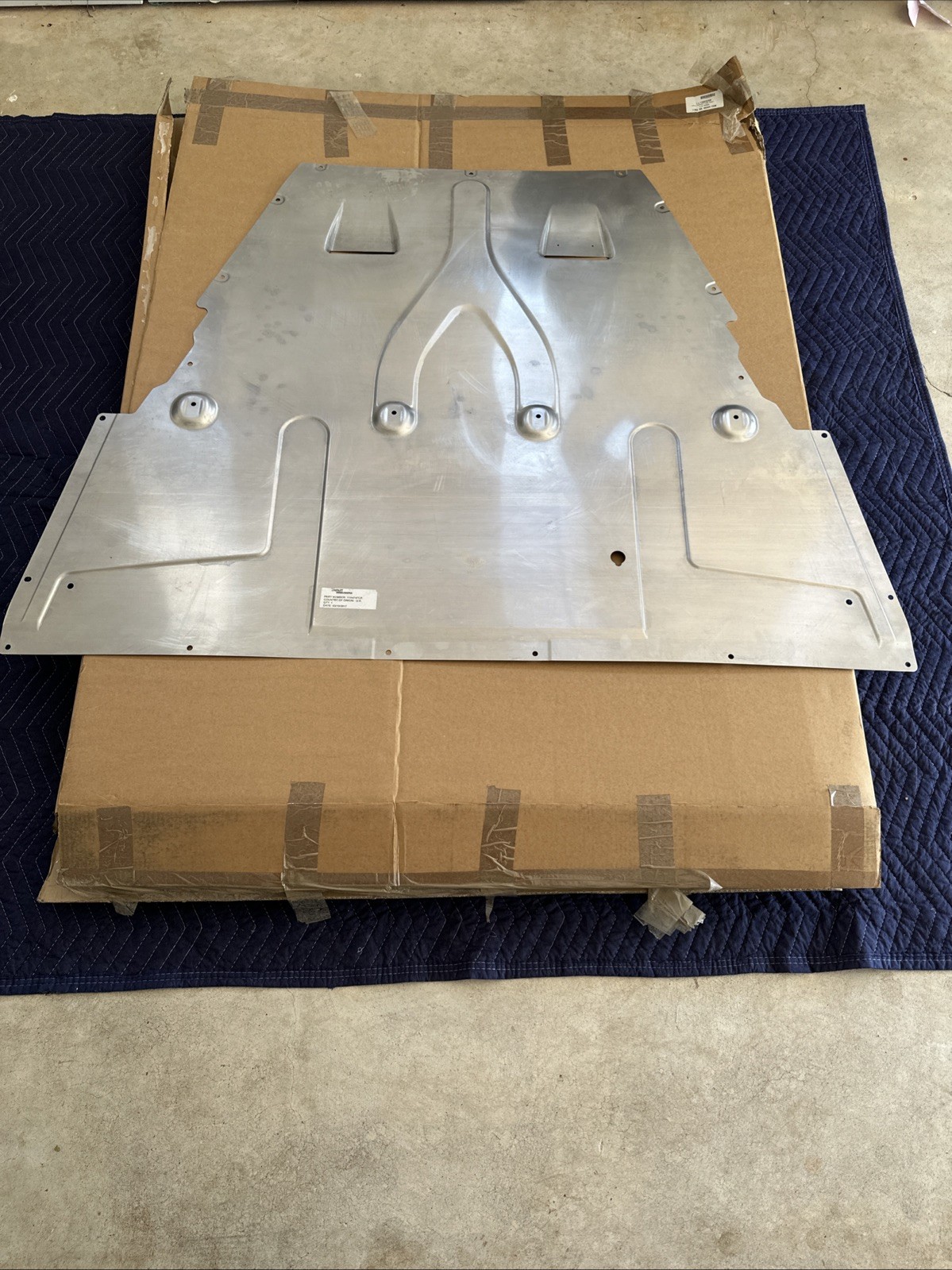 McLaren MP4-12C, 650S Rear Main Lower Under Tray, Metal 11A4747CP New Oem