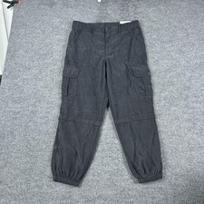 American Eagle Outfitters Pants Womens 14 Super Hi Rise Cargo Jogger Corduroy