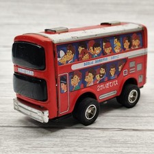  Showa Retro Ichiko Tin Double Decker Bus Original 13cm