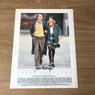GUNS120 MAGAZINE ADVERT 12X9 JOHN PARTRIDGE OUTDOOR CLOTHING