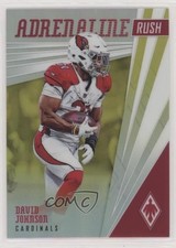 2019 Panini Phoenix Adrenaline Rush Yellow 46/75 David Johnson #15 v2a