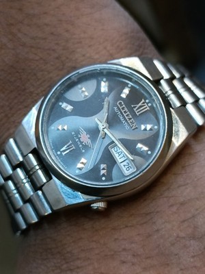 CITIZEN AUTOMATIC 21J GRAY DIAL 4-R17987 JAPAN UNISEX ADULTS