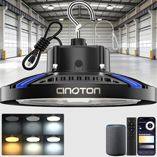 Smart 150W 21000LM UFO LED High Bay Shop Light, ETL Listed 1 Pack