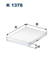 Filtro K 1378 FILTRON, aria abitacolo per AUDI,BENTLEY,LAMBORGHINI