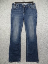 Wrangler Jeans Womens 11 Blue Bootcut Mid Rise Faded Classic Fit Denim 11x34