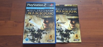 Full Spectrum Warrior (Sony Playstation 2 PS2) Komplett Anleitung CIB Deutsch 