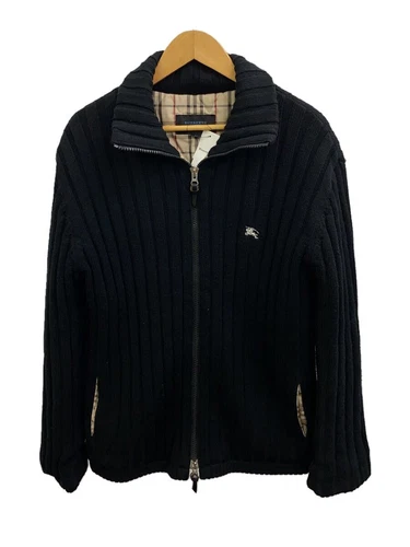 Giacca BURBERRY BLUE LABEL L BLK lana nera dal Giappone_006