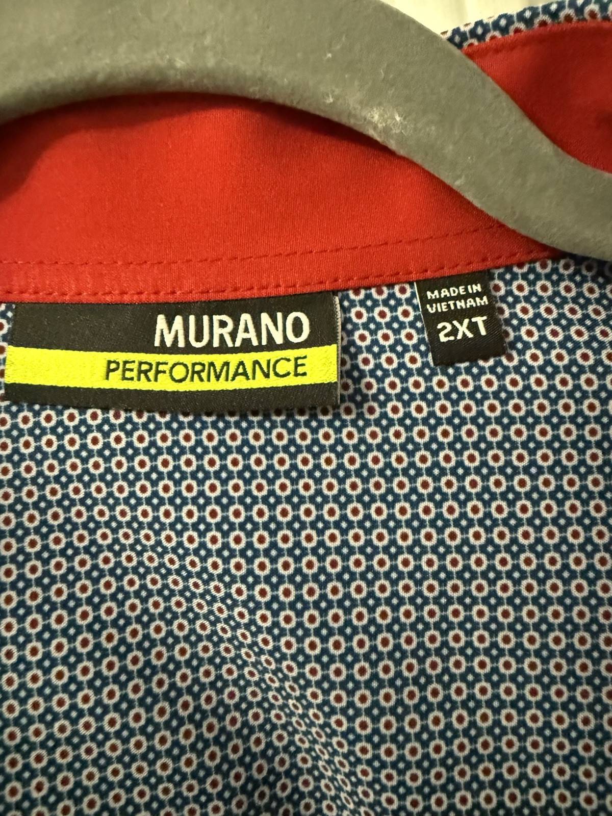 Murano Performance Long Sleeve Button Down Blue/W… - image 17