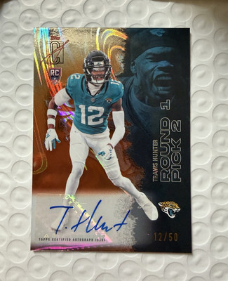 Topps 2025 Signature Class Travis Hunter RC Auto 12/50 Jaguars #224 NUMBER MATCH