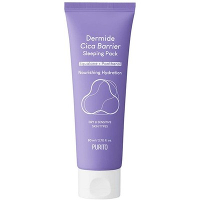 PURITO Dermide Cica Barrier Sleeping Pack, 80 ml