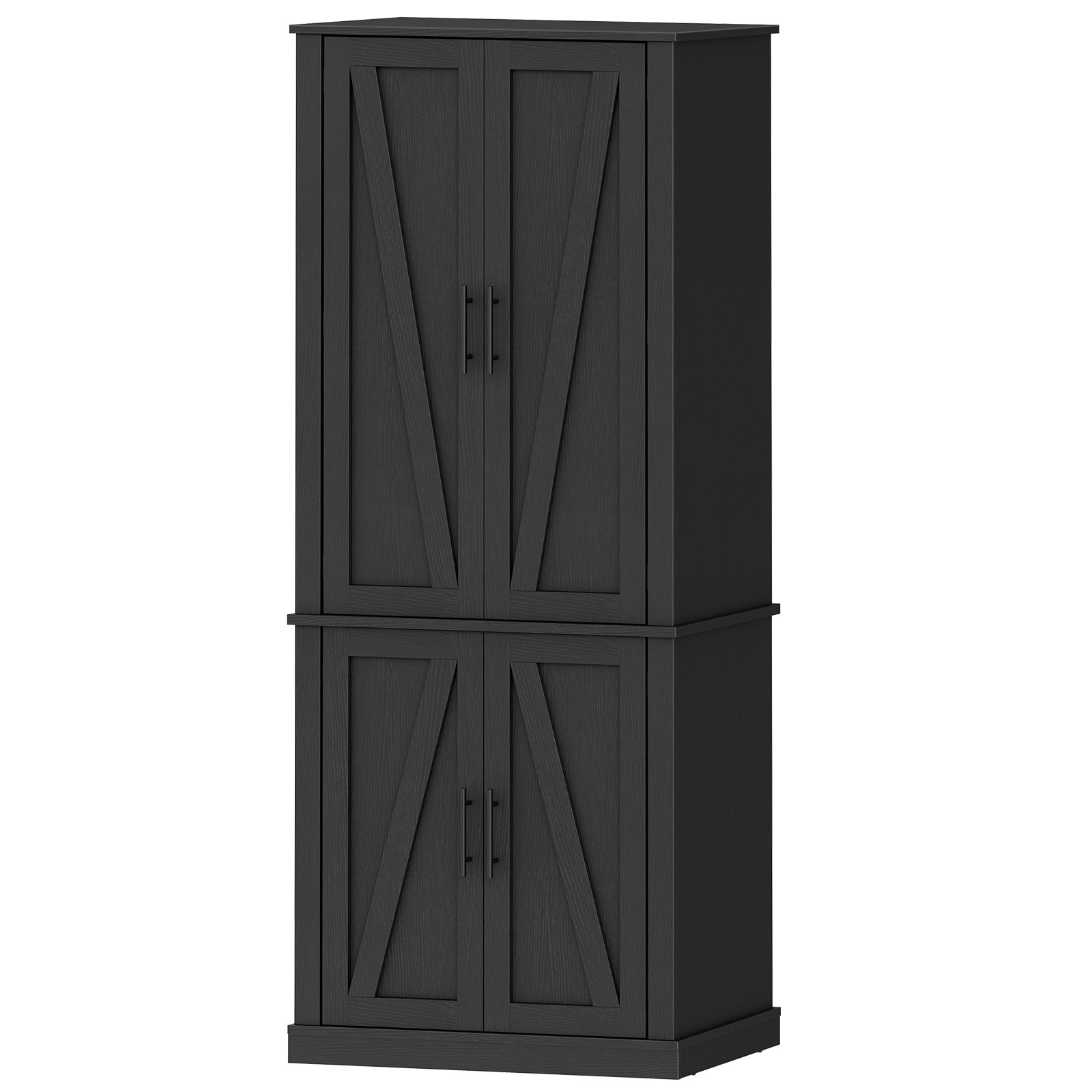 HOOBRO Farmhouse Kitchen Pantry Cabinet 69.7” Storage Cabinet Pantry Cabinet