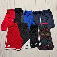Lot Of 9 Boys Under Armour Adidas Youth Small Athletic Shorts Soccer Training