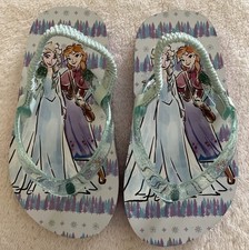 Disney Frozen Toddler Girl Sling Back Sandals-Size 7/8-Blue