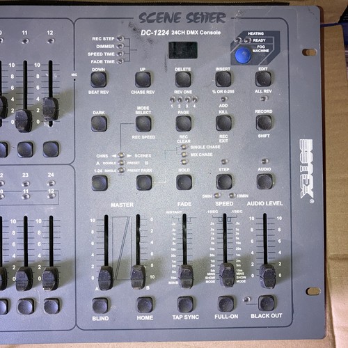 Lighting Desk Botex Scene Setter DMX Controller DMX DC-1224 24 Channel Lighting - Picture 13 of 13