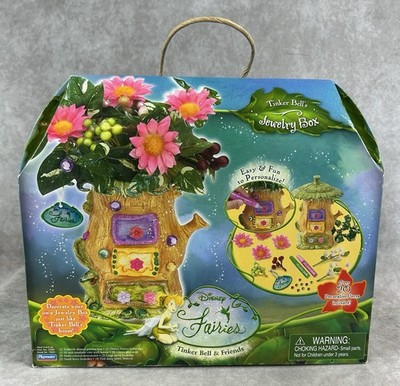 Disney Fairies Tinker Bell s Jewelry Box Craft Set 2006 Playmates NEW SEALED