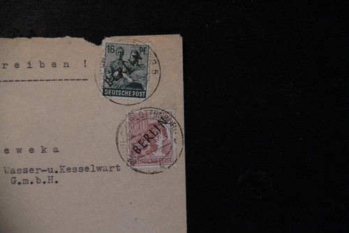 Berlin R-Brief Mi.Nr. 7/14 auf Ortsbrief innerhalb Berlins ~ 18.10.48 - Bild 2 von 3