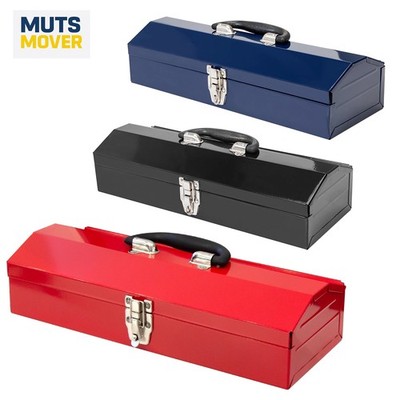 16''/19'' Metal Tool Box Storage Tray Bin Heavy Duty Workshop Tool Parts Organizer